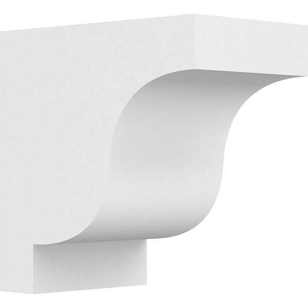 Ekena Millwork Standard Newport Architectural Grade PVC Corbel, 7"W x 12"D x 12"H CORP07X12X12NEW - main